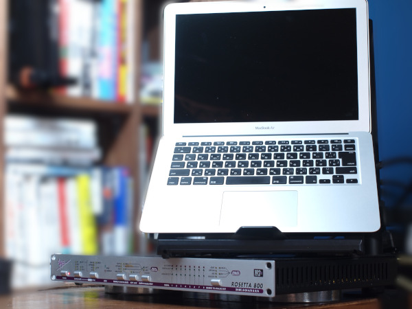 MacbookとApogee Rosetta 800
